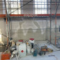 11. Woche verputzte Seitenwand